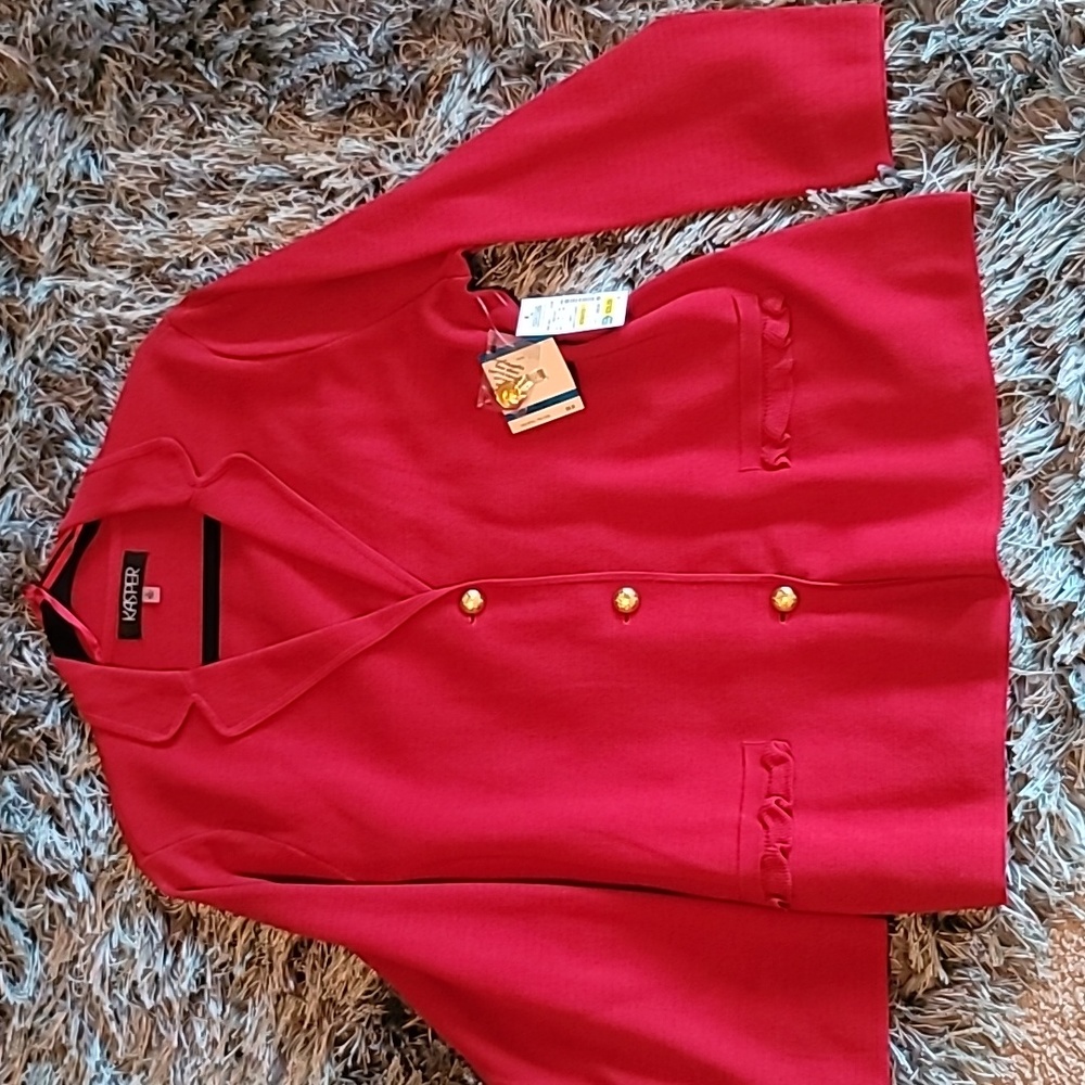 Kasper Red Blazer